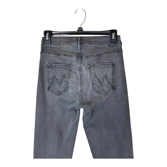 Mother Jeans Women 25 Washed Black Gray Mid Rise‎ Dazzler Lighting Up Lanterns - Picture 5 of 13